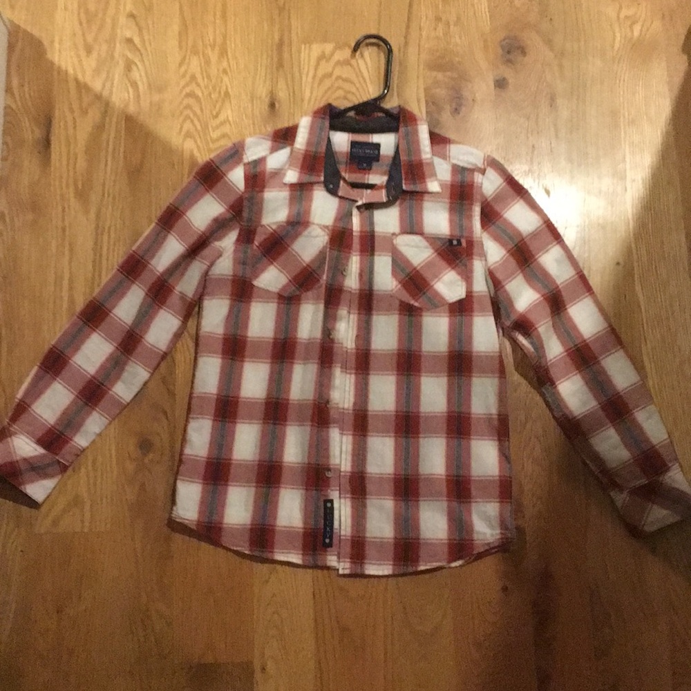 Casual Lucky Brand Plaid Button-Down Shirt